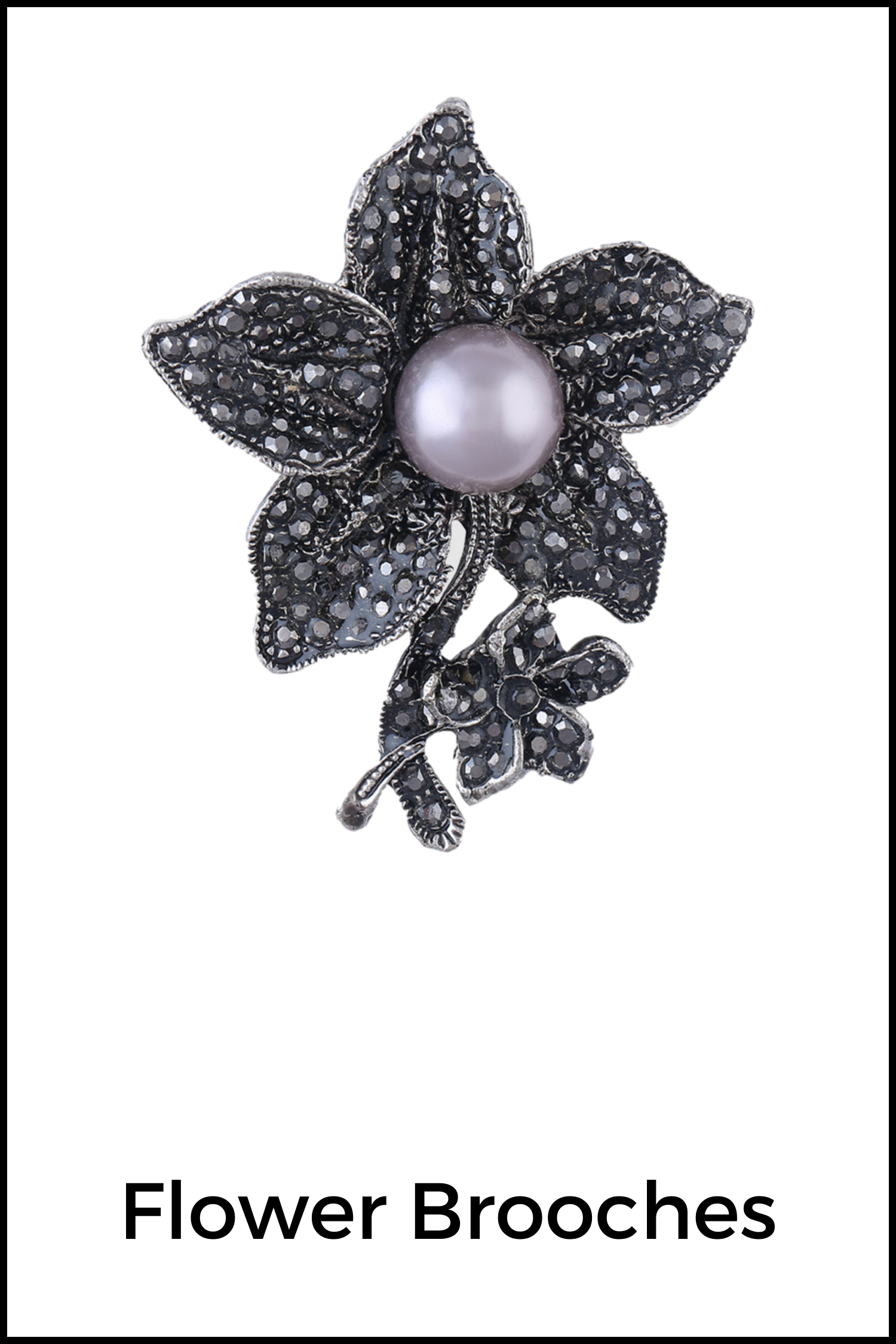 Flower brooches discount for sale