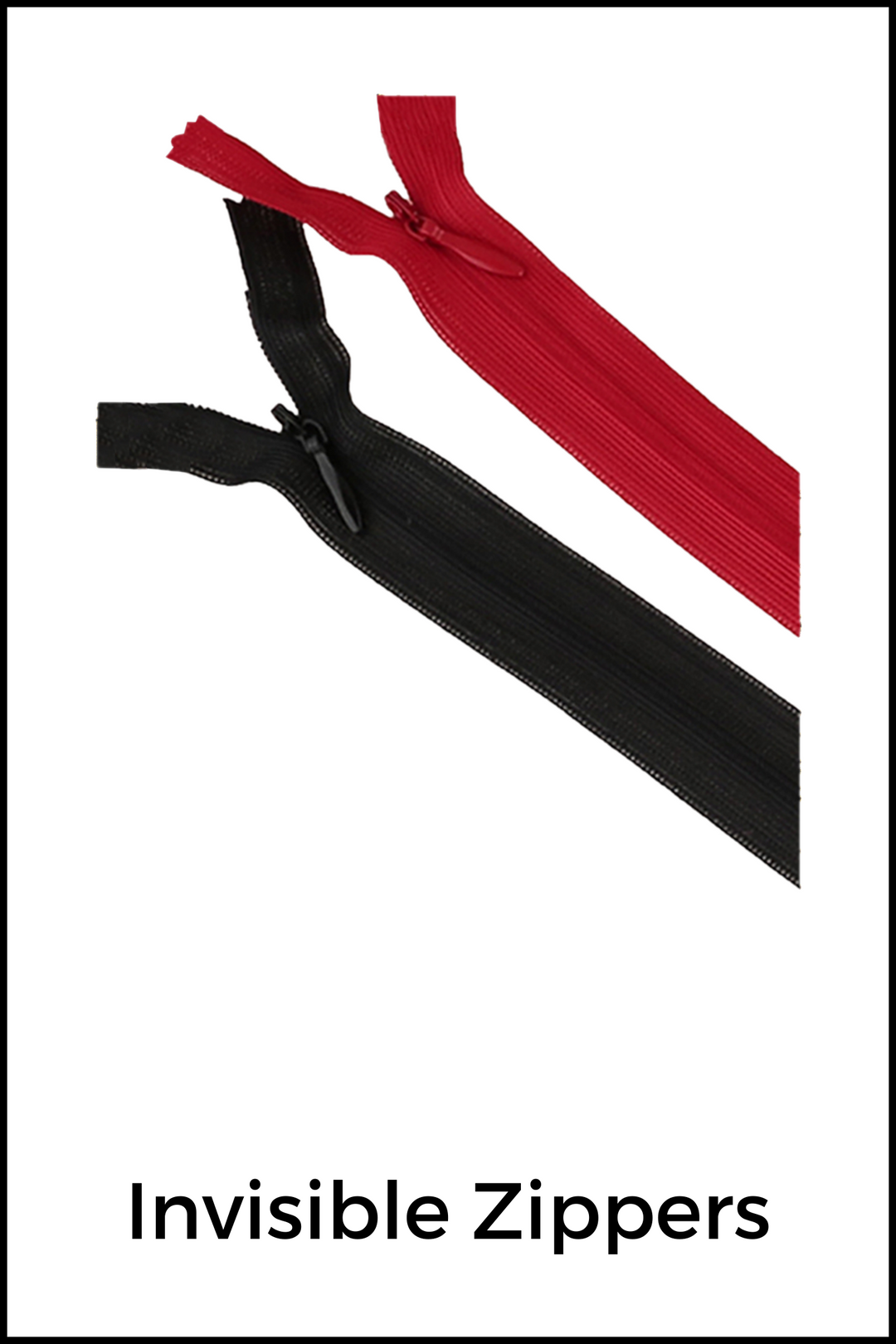 Invisible Zippers