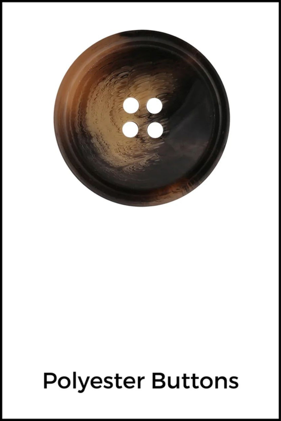 Shiny glossy good quality 4 hole round shape polyester buttons for men & women shirts.