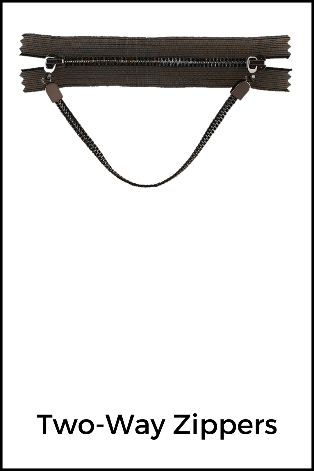 Two-Way Zippers