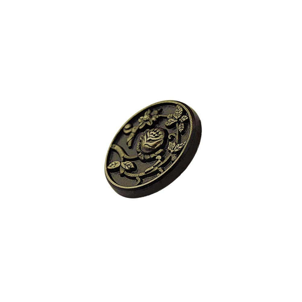 Vintage Antique Floral Design Round Coat Metal Buttons