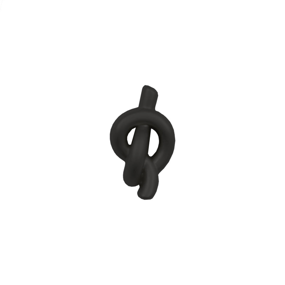 Unqiue Knot Design Matte Finish Metal Loop Buttons