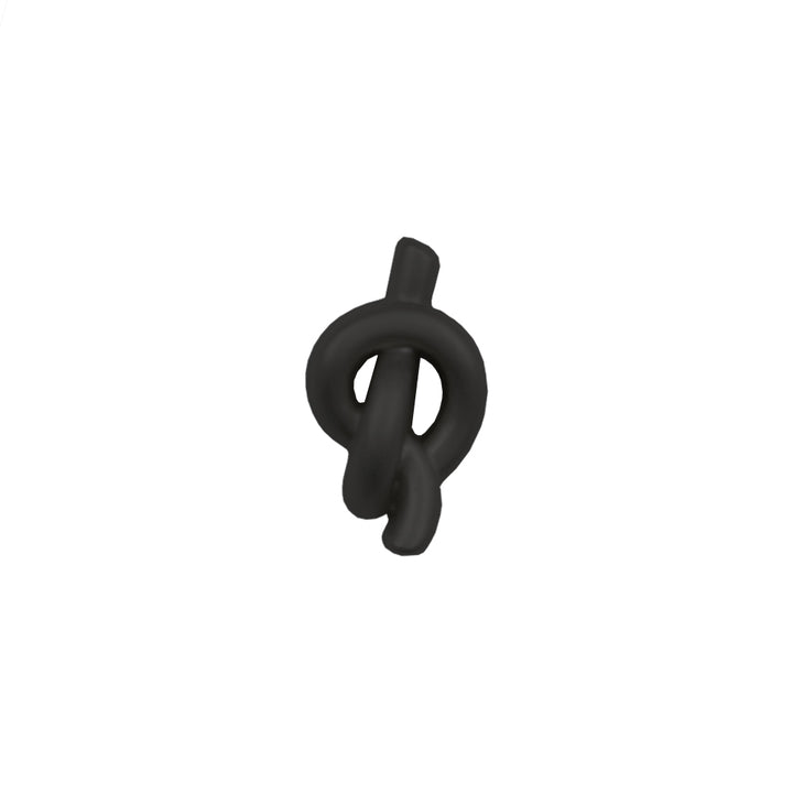 Unqiue Knot Design Matte Finish Metal Loop Buttons