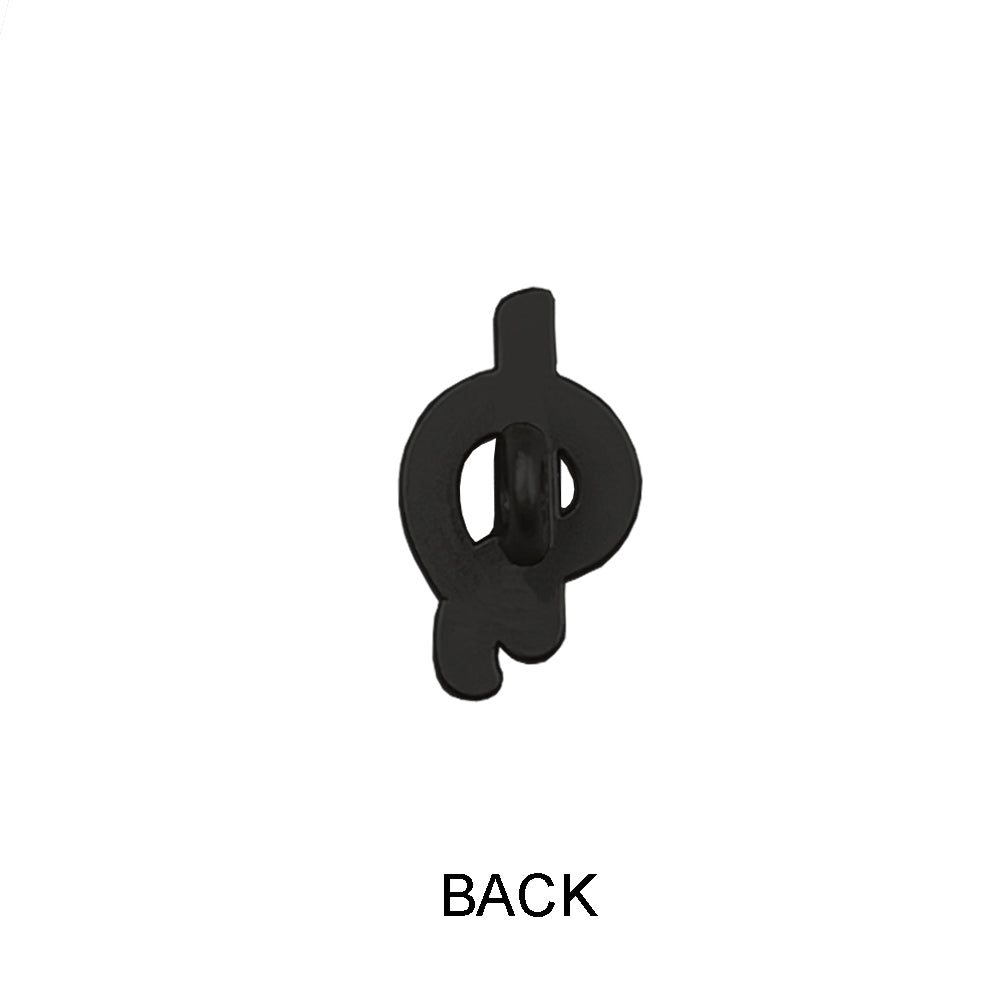 Unqiue Knot Design Matte Finish Metal Loop Buttons