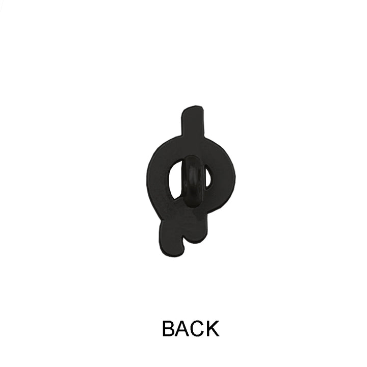 Unqiue Knot Design Matte Finish Metal Loop Buttons