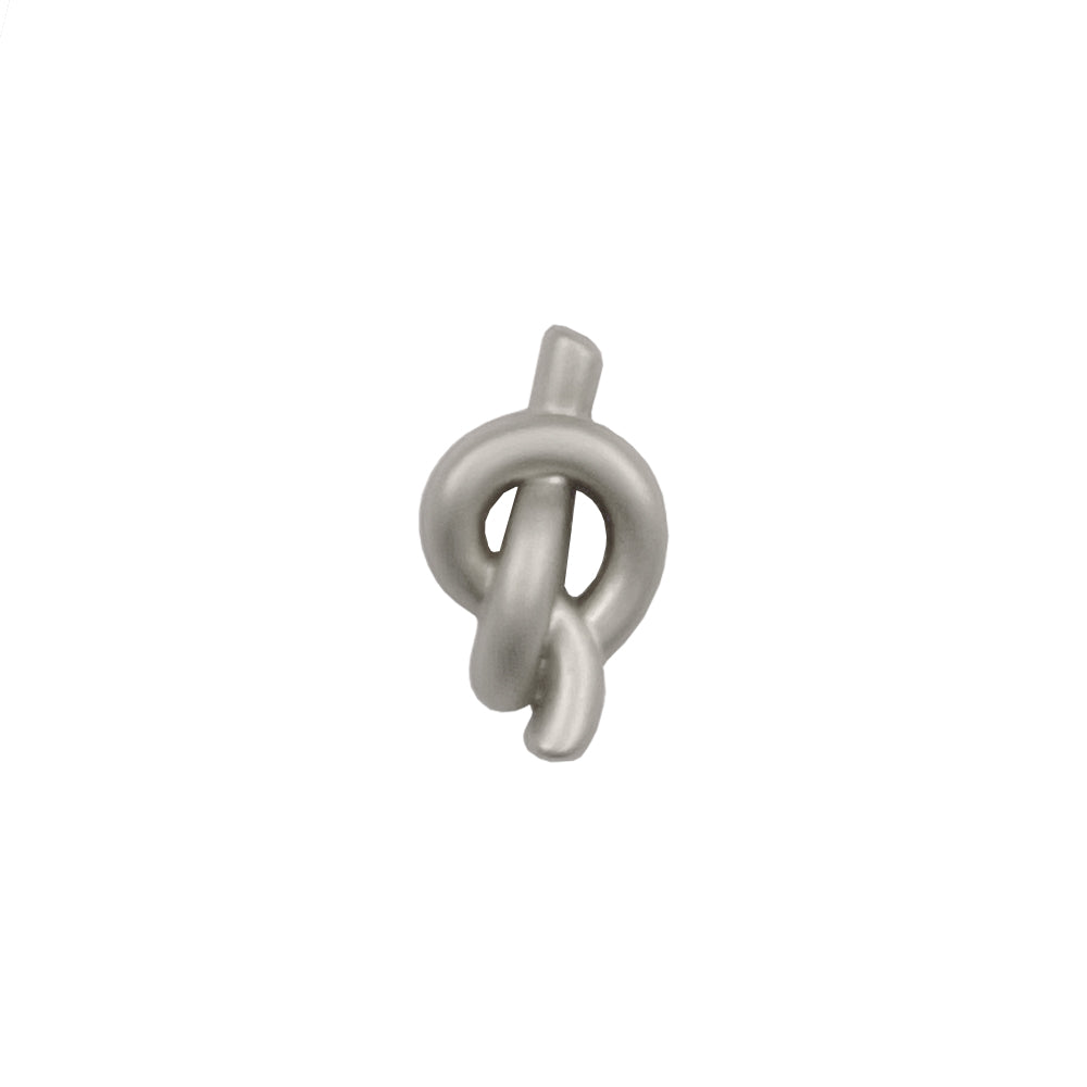 Unqiue Knot Design Matte Finish Metal Loop Buttons