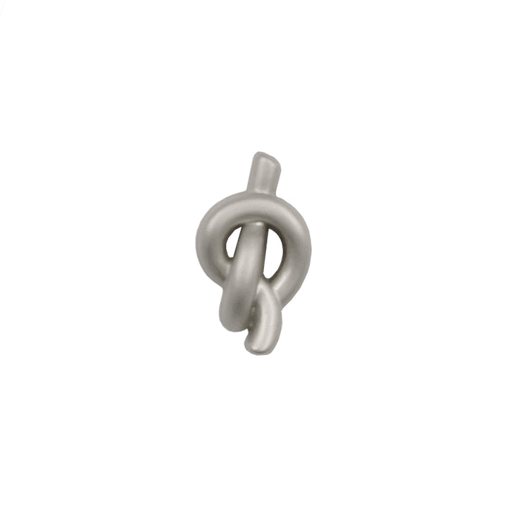 Unqiue Knot Design Matte Finish Metal Loop Buttons