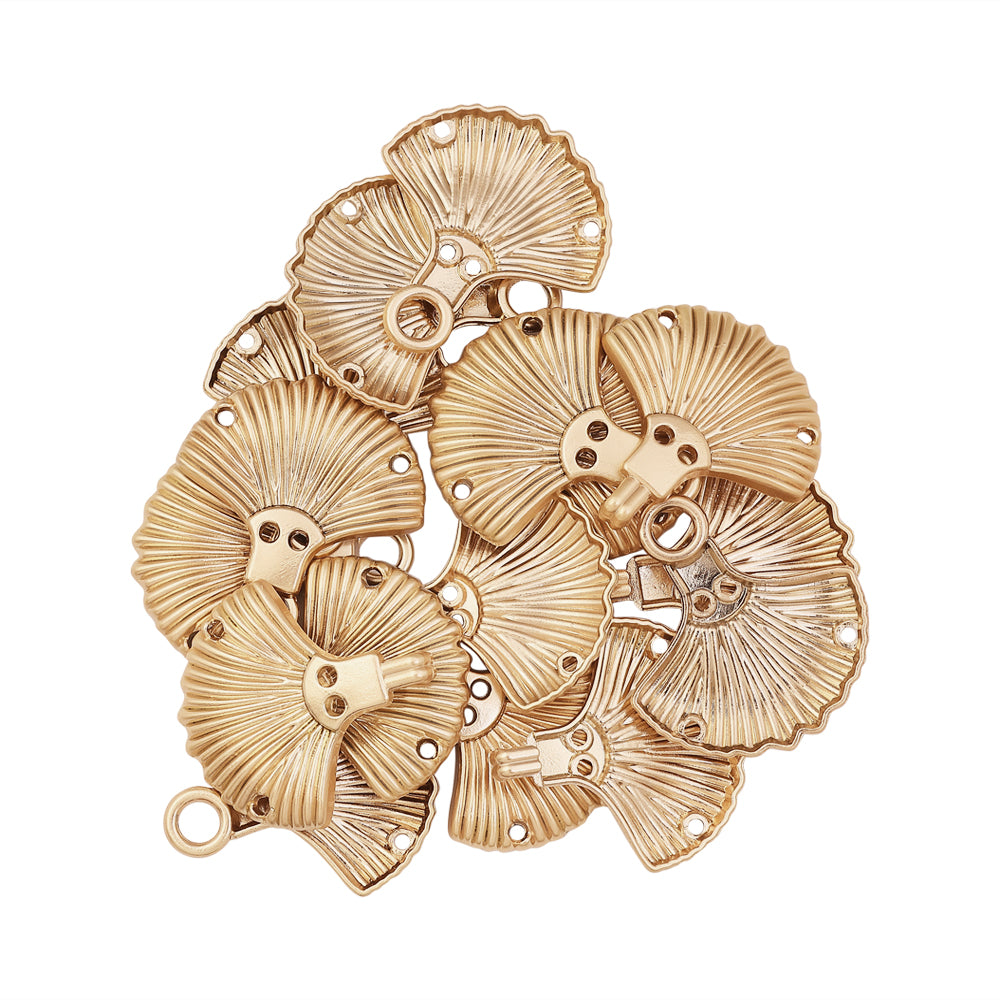 Shiny Gold Finest Engraved Design Two Part Metal Clasp Closure