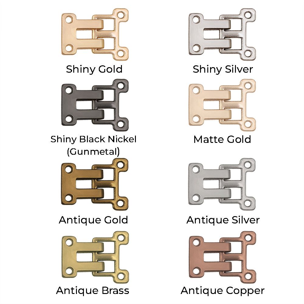 Hook & Eye Metal Fastener Classic Clasp Detail for Clothing