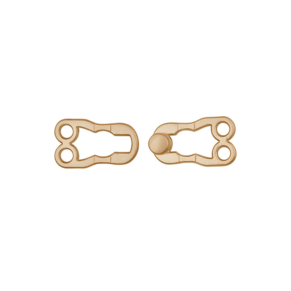 Matte Gold Classic Hook & Eye Sewing Metal Clasp Closure Fastener