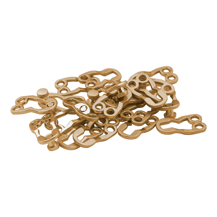 Matte Gold Classic Hook & Eye Sewing Metal Clasp Closure Fastener