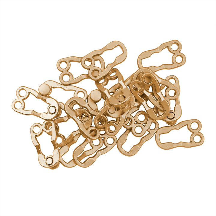 Matte Gold Classic Hook & Eye Sewing Metal Clasp Closure Fastener