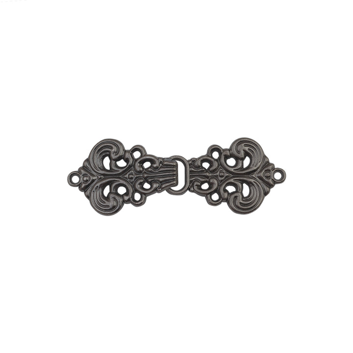Antique Silver Beautiful Filigree Design Metal Clasp Closure for Dresses