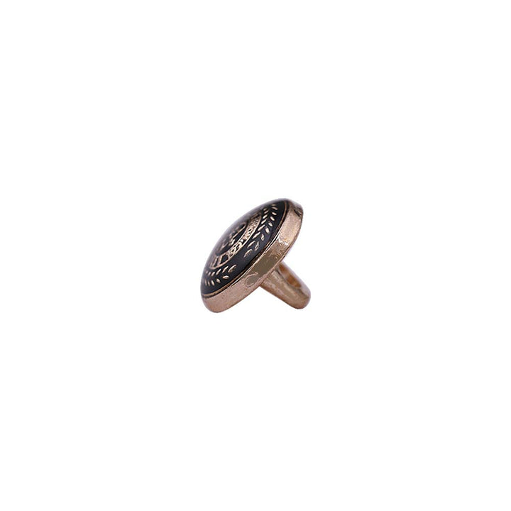 Designer Logo Round Shape Lamination Shirt/Kurta Metal Buttons