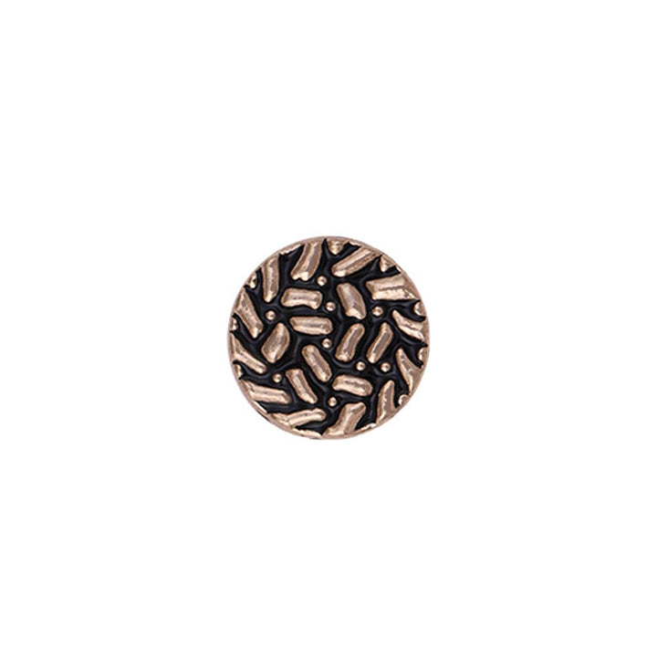 Textured Surface Finish Antique Metal Buttons for Clothing