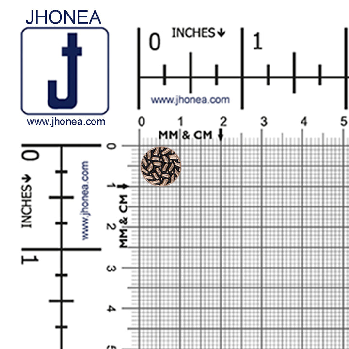Textured Surface Finish Antique Metal Buttons for Clothing