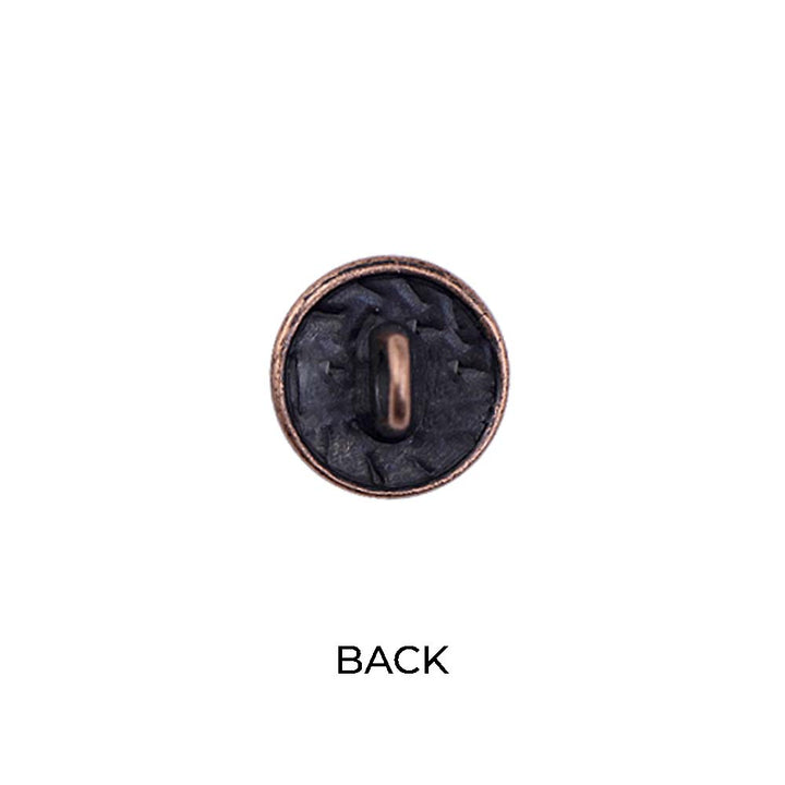 Textured Surface Finish Antique Metal Buttons for Clothing