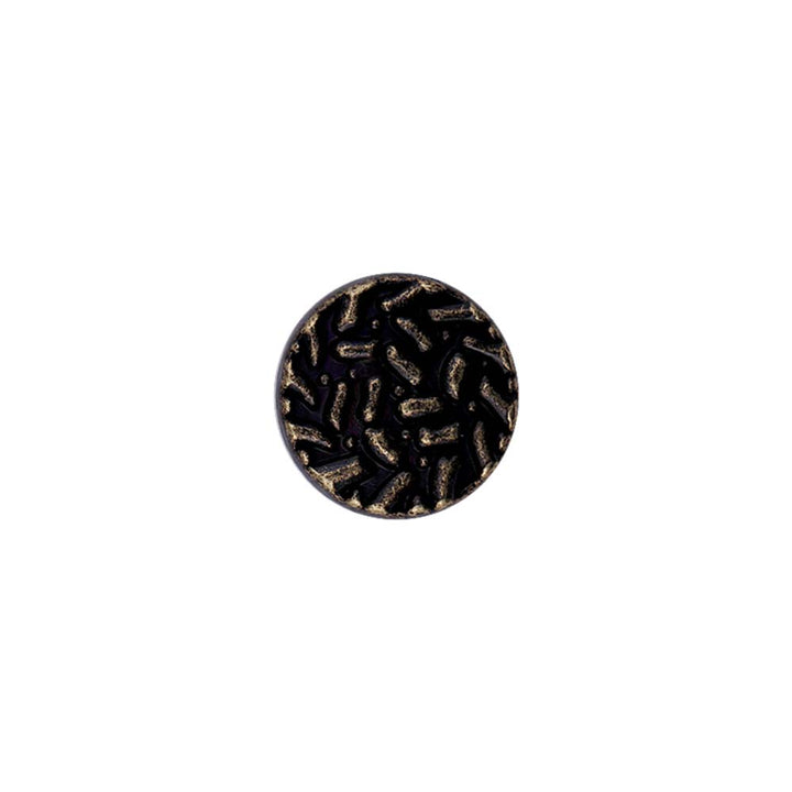Textured Surface Finish Antique Metal Buttons for Clothing