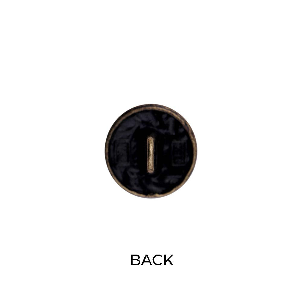 Textured Surface Finish Antique Metal Buttons for Clothing