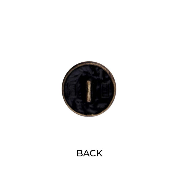 Textured Surface Finish Antique Metal Buttons for Clothing