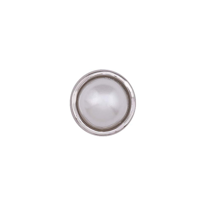 Classic Curved Edges Rounded Rim Pearl Button