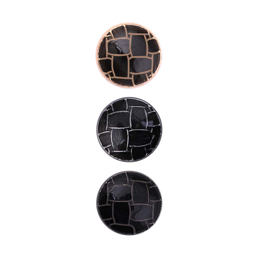 Western Style Round Shape Lamination Shirt/Kurta Metal Buttons