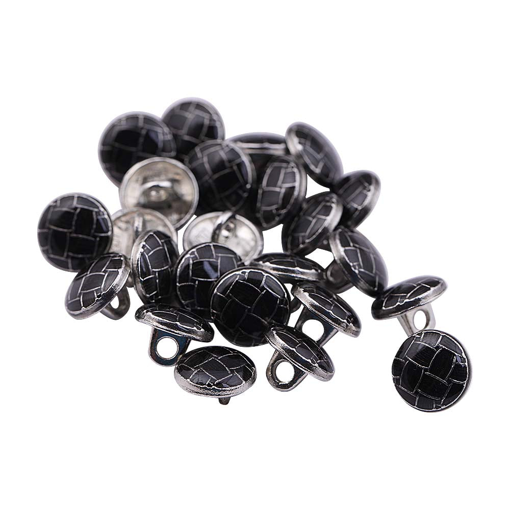Western Style Round Shape Lamination Shirt/Kurta Metal Buttons