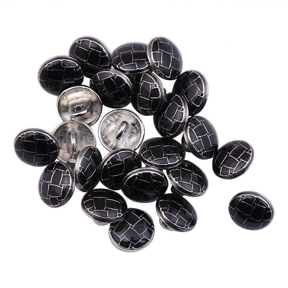 Western Style Round Shape Lamination Shirt/Kurta Metal Buttons