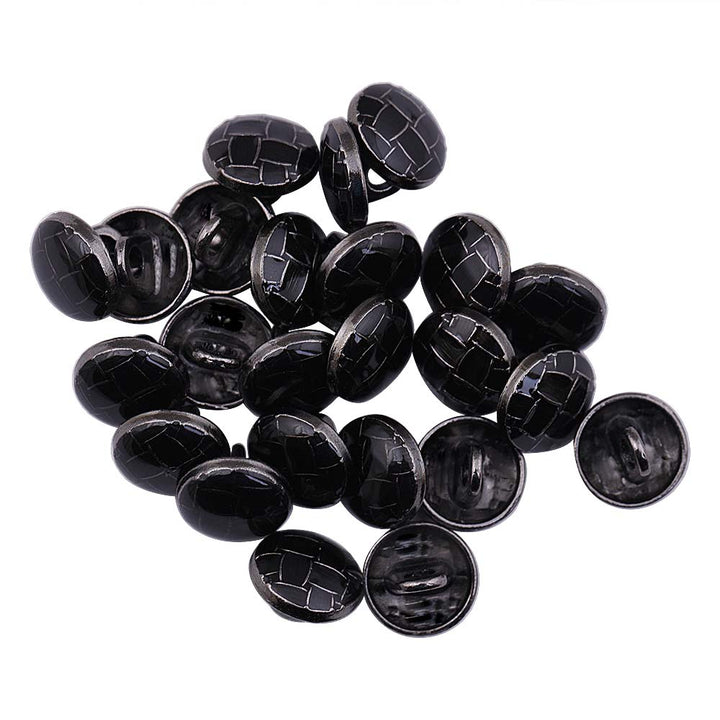 Western Style Round Shape Lamination Shirt/Kurta Metal Buttons