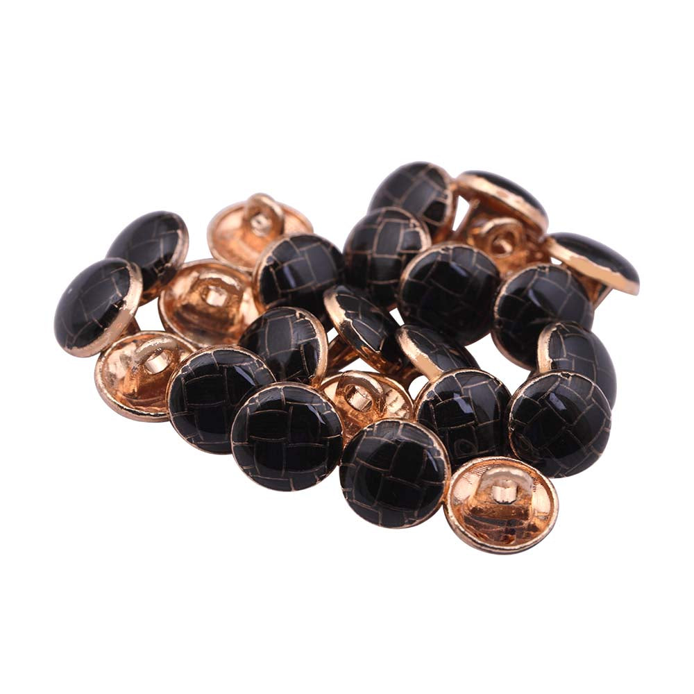 Western Style Round Shape Lamination Shirt/Kurta Metal Buttons
