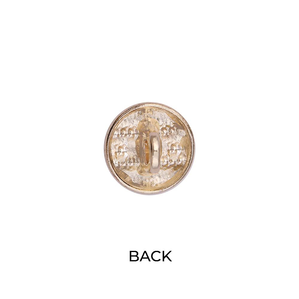 Round Shape Wavy Surface Engraved Design Kurta Metal Buttons