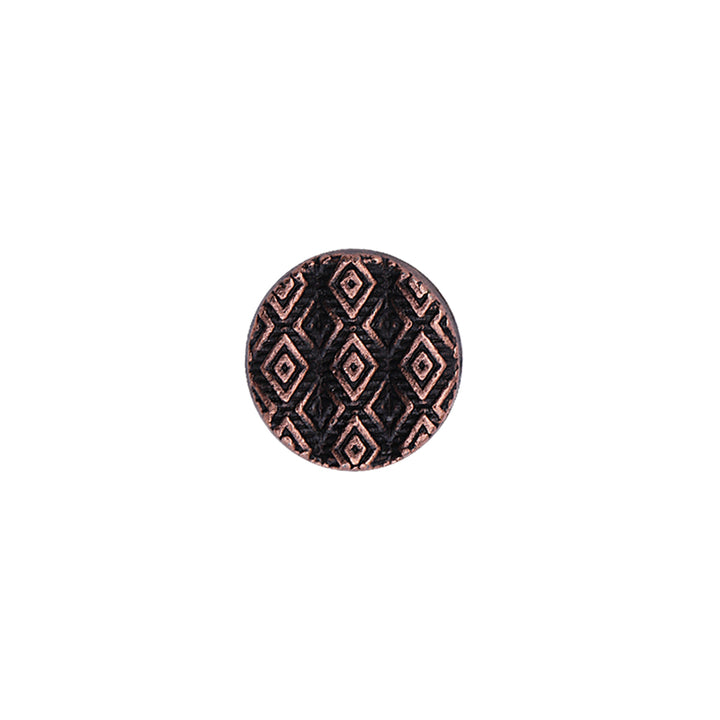 Round Shape Wavy Surface Engraved Design Kurta Metal Buttons