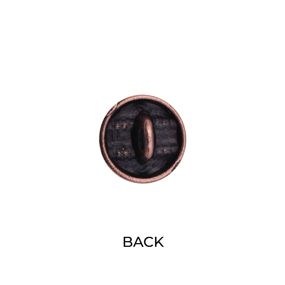 Round Shape Wavy Surface Engraved Design Kurta Metal Buttons