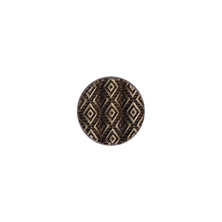 Round Shape Wavy Surface Engraved Design Kurta Metal Buttons