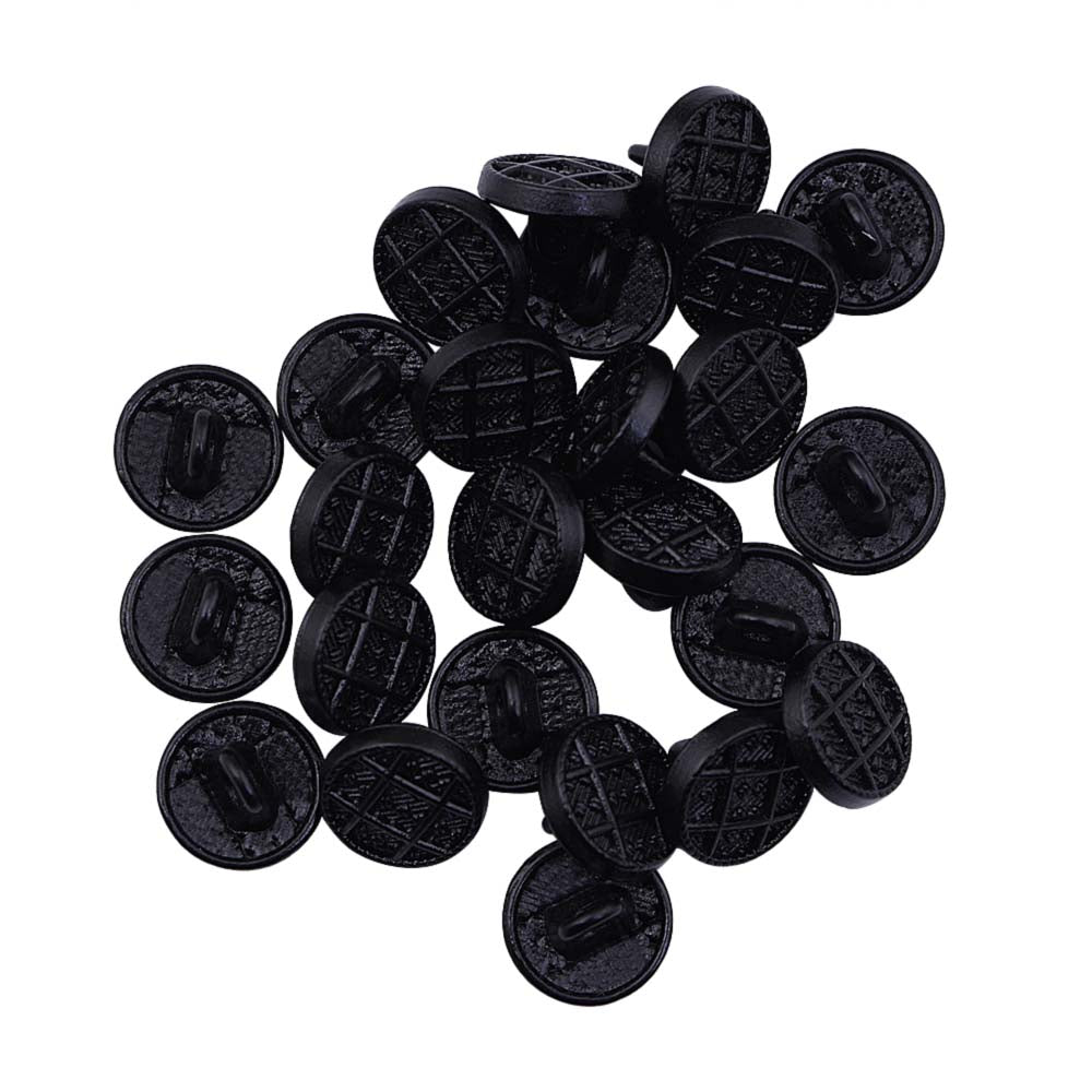 Designer Checks Engraved Loop Metal Buttons for Clothing