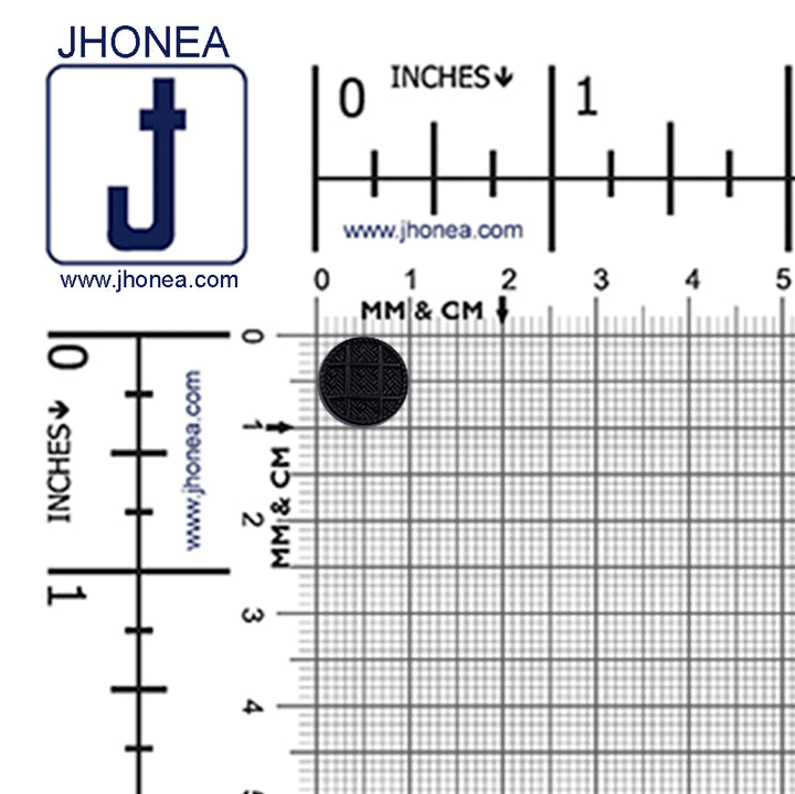 Designer Checks Engraved Loop Metal Buttons for Clothing