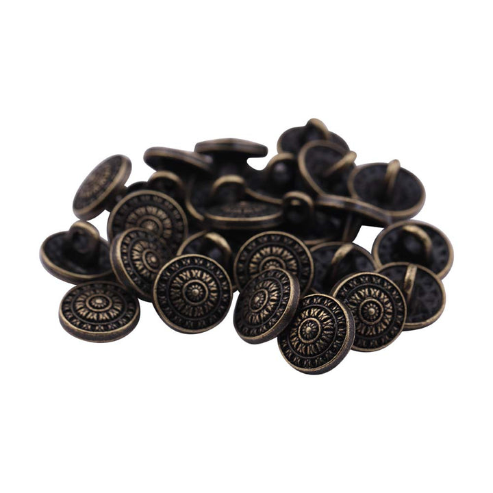 Designer Traditional Chakra Design Metal Buttons for Kurta/Kurtis