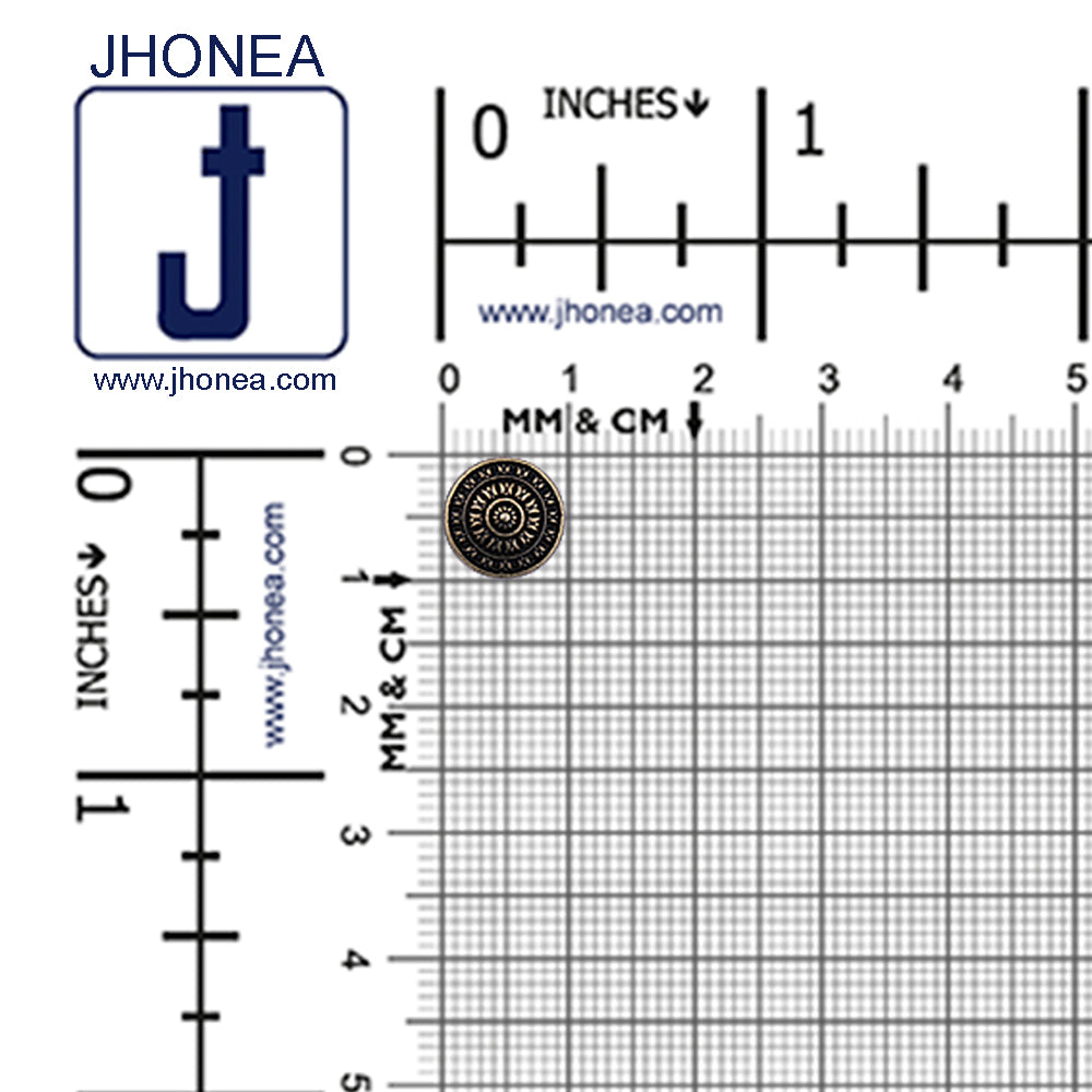 Designer Traditional Chakra Design Metal Buttons for Kurta/Kurtis