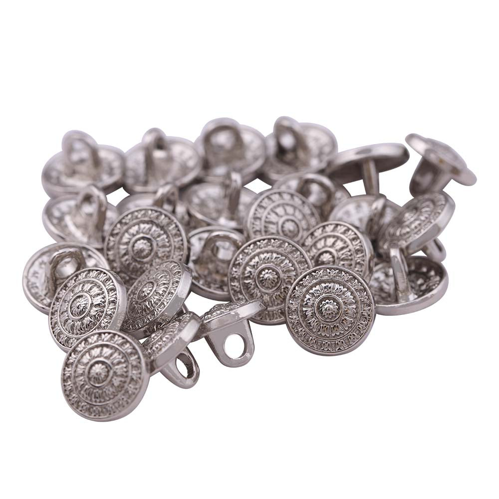 Designer Traditional Chakra Design Metal Buttons for Kurta/Kurtis