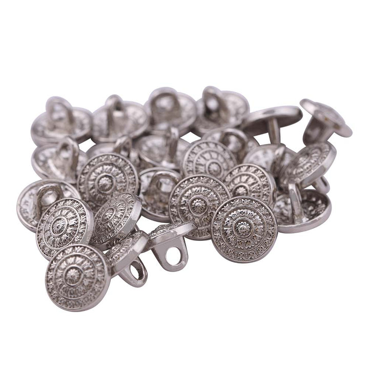 Designer Traditional Chakra Design Metal Buttons for Kurta/Kurtis