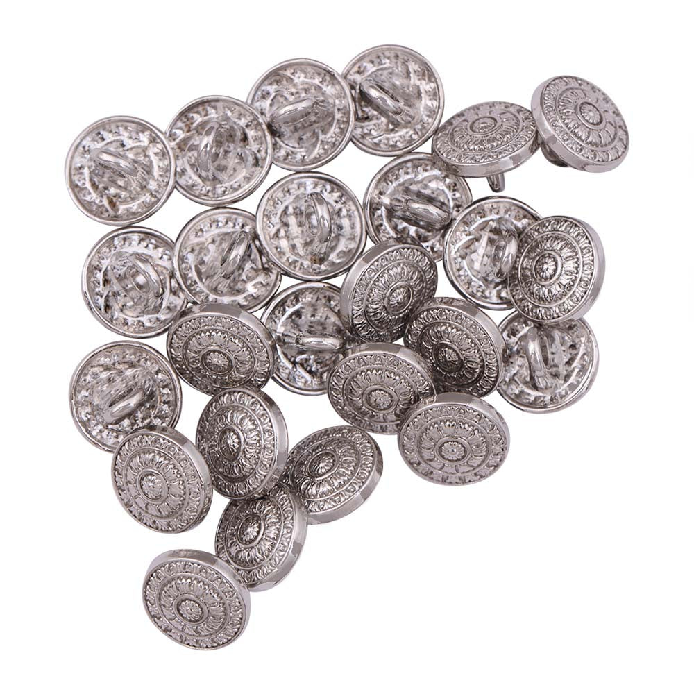 Designer Traditional Chakra Design Metal Buttons for Kurta/Kurtis