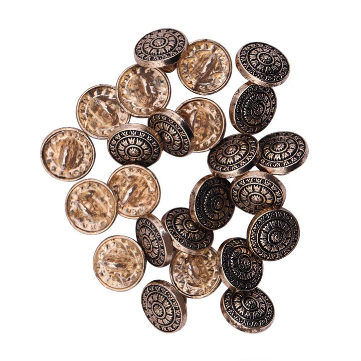 Designer Traditional Chakra Design Metal Buttons for Kurta/Kurtis