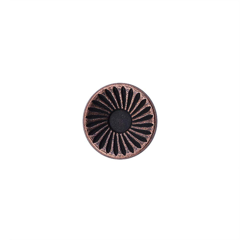 Hollow Surface Engraved Lines Western Style Metal Buttons