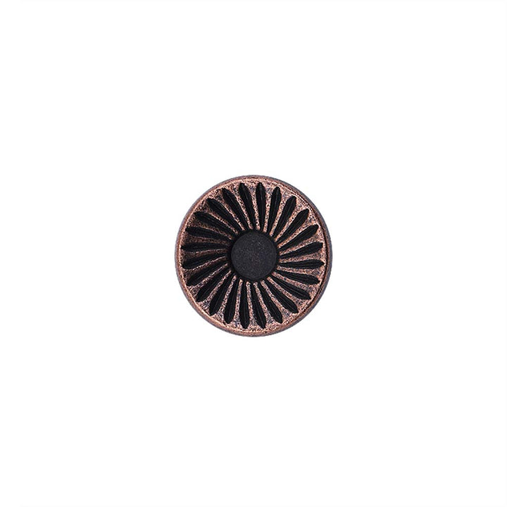 Hollow Surface Engraved Lines Western Style Metal Buttons