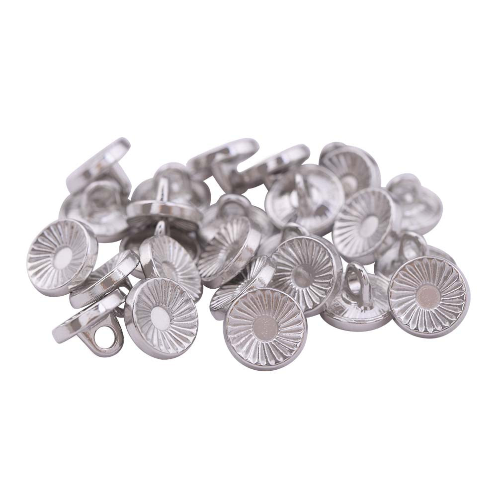 Hollow Surface Engraved Lines Western Style Metal Buttons