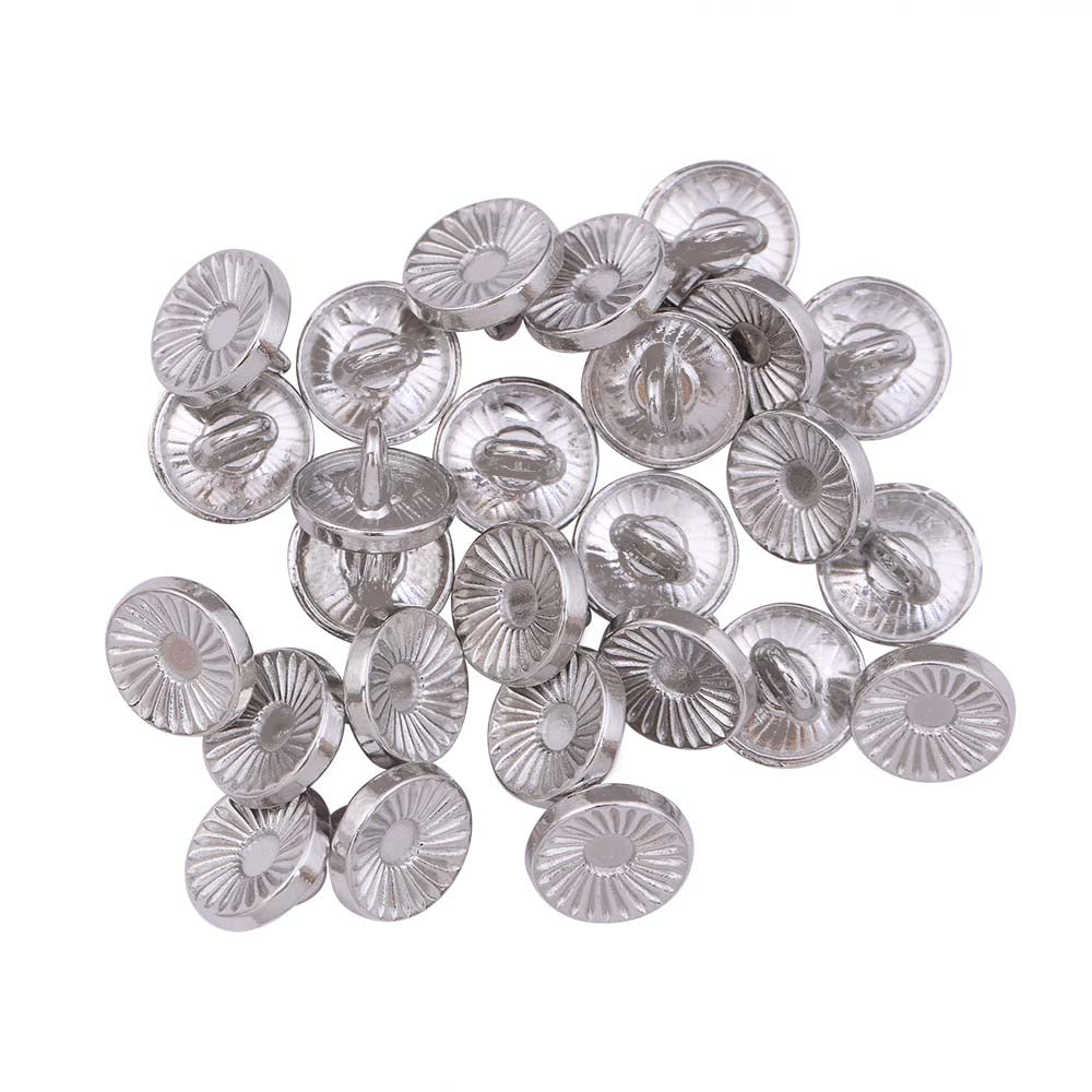 Hollow Surface Engraved Lines Western Style Metal Buttons