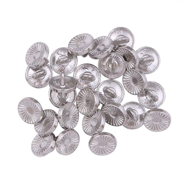 Hollow Surface Engraved Lines Western Style Metal Buttons