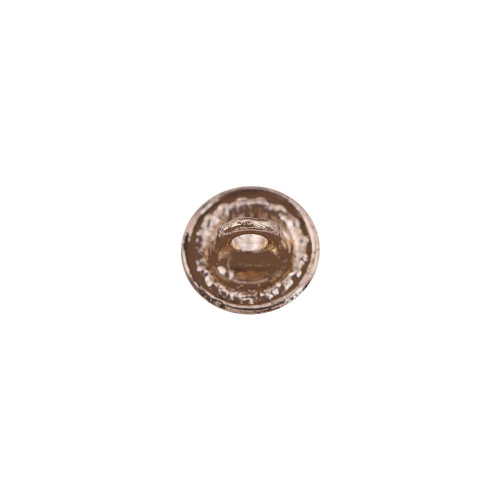 Round Rope Rim Design Rose Engraved Kurti Metal Buttons