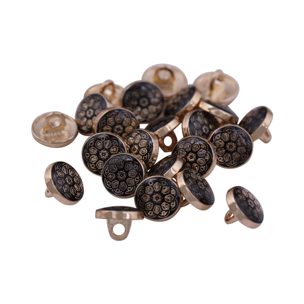 Designer Round Shape Lamination Metal Buttons for Kurta/Kurti