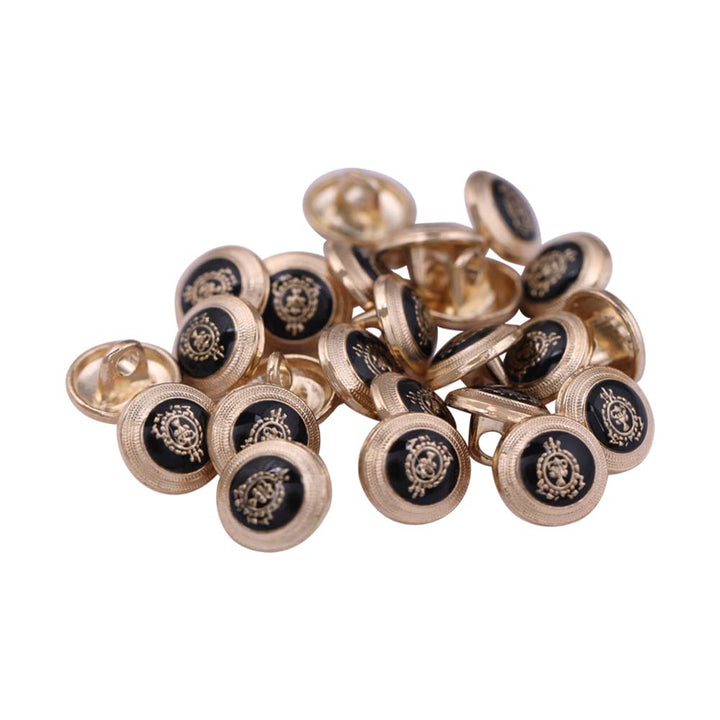 Classic Logo Design Lamination Shirt Metal Buttons